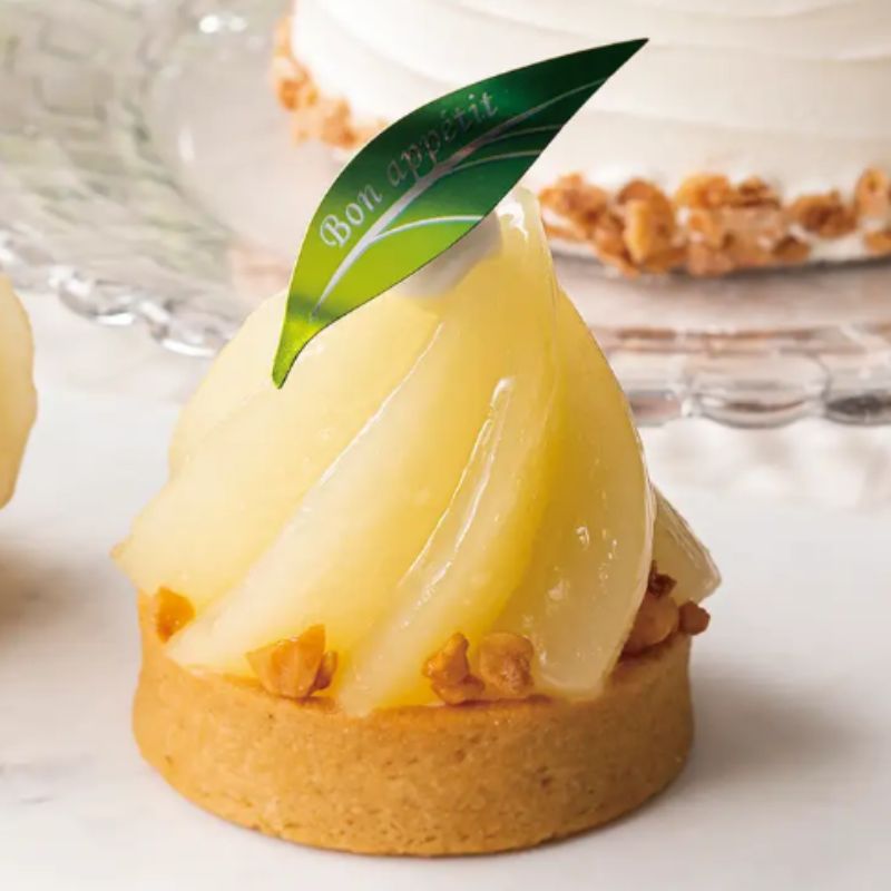 洋梨のコンポートタルト